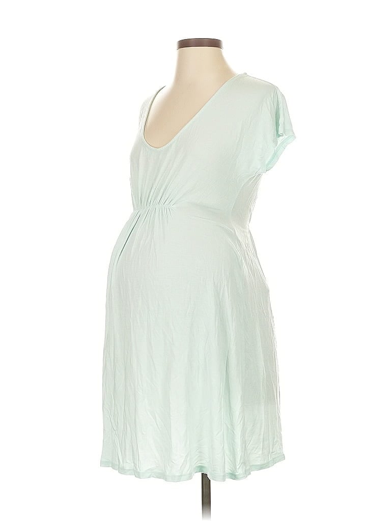 Pre-owned A Pea In The Pod Casual Dress In Green