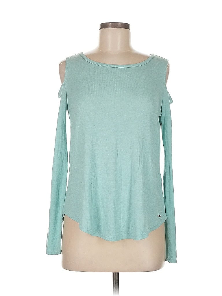 Pre-owned Hollister Cardigan Sweater In Blue