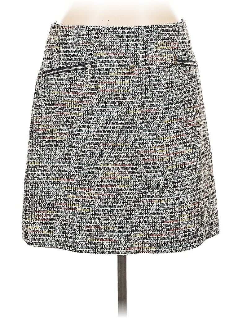 Pre-owned Ann Taylor Loft Casual Skirt In Gray