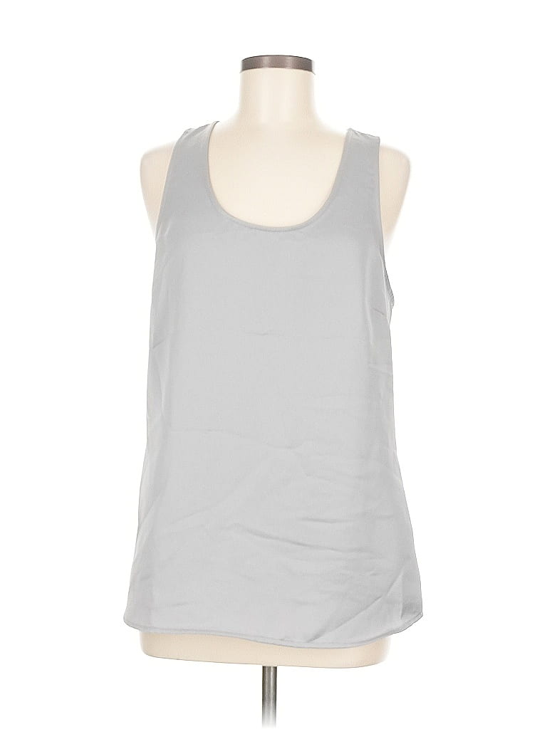 Pre-owned Banana Republic Tank Top Silver Halter Neckline Tops