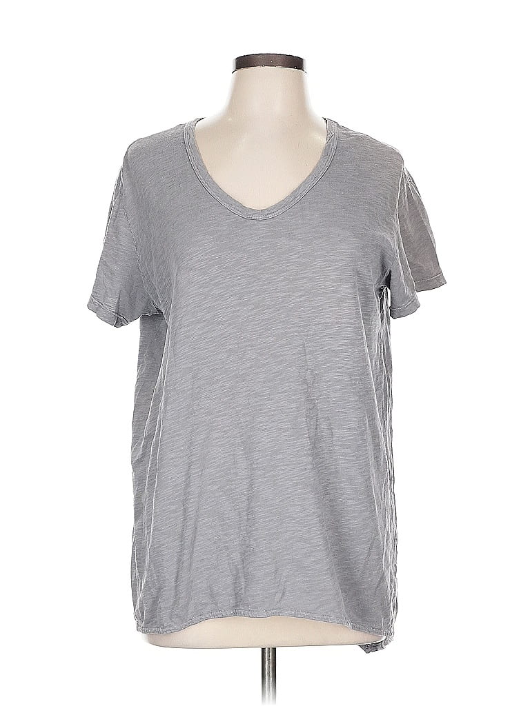Pre-owned Unbranded Short Sleeve T-shirt In Gray