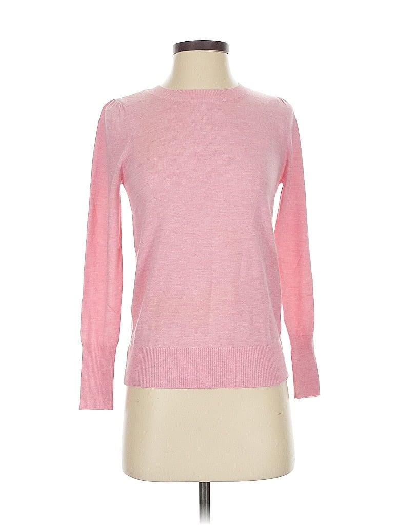 Pre-owned Ann Taylor Loft Pullover Sweater In Pink