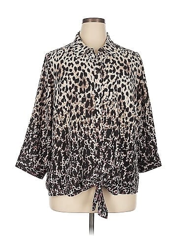 Belle By Kim Gravel 3/4 Sleeve Blouse (view 1)