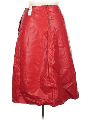 Eri + Ali Faux Leather Skirt (view 2)