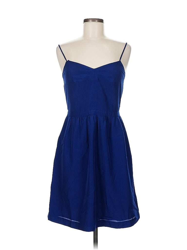 Pre-owned J.crew Factory Store Cocktail Dress In Blue