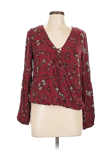 Mossimo Supply Co. Long Sleeve Blouse (view 1)