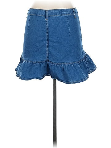 Cider Denim Skirt (view 2)