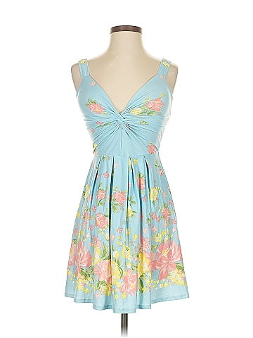 Planet Gold Cocktail Dress (view 1)