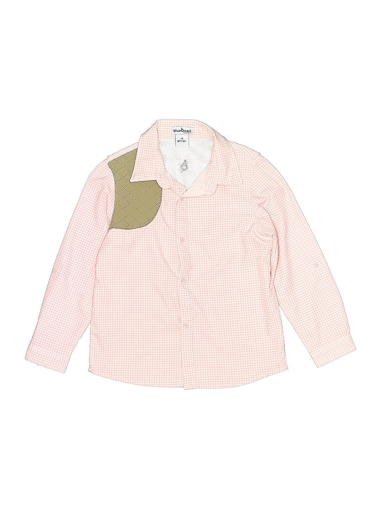 ASSORTED BRANDS Pre-owned Kids' Long Sleeve Button Down Shirt In Pink