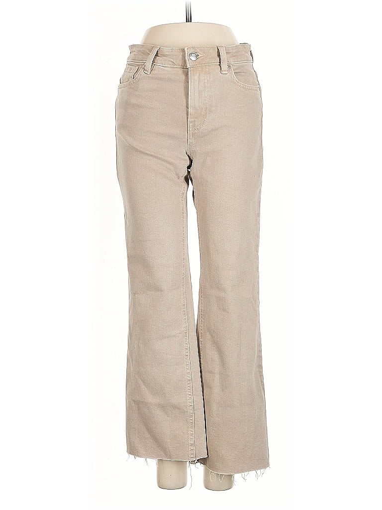 Pre-owned Mng Khaki Pant In Brown