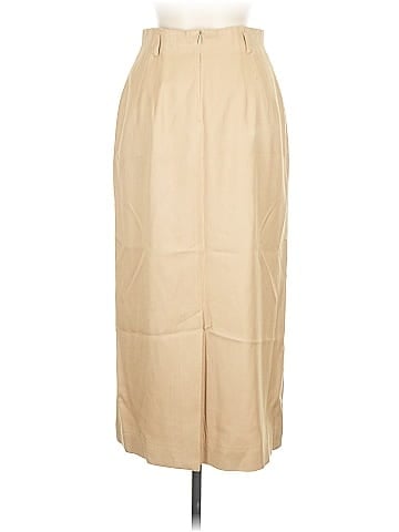 Linda Allard Ellen Tracy Silk Skirt (view 2)