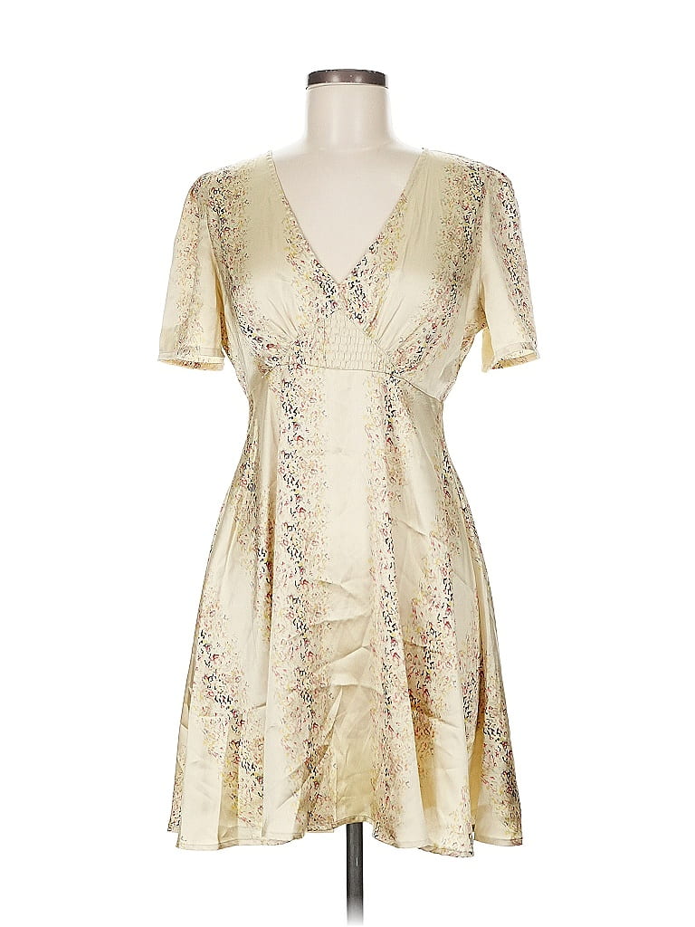 Pre-owned Reclaimed Vintage Cocktail Dress In Gold