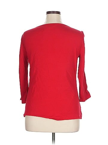 Lauren by Ralph Lauren 3/4 Sleeve T-Shirt (view 2)