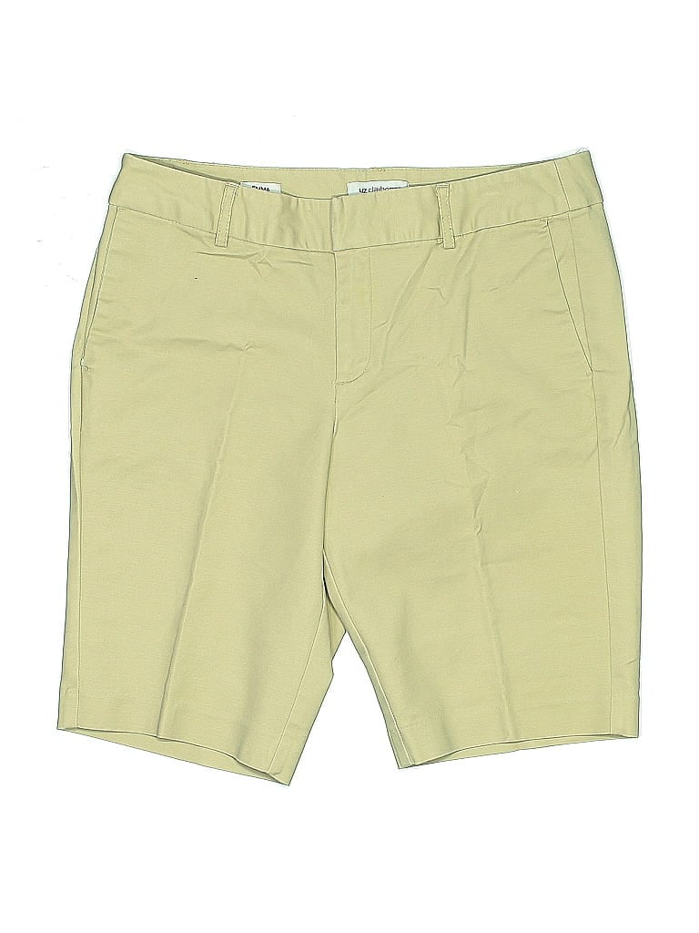 Pre-owned Liz Claiborne Khaki Shorts In Yellow