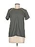 Indygena Gray Green Short Sleeve Blouse Size M - photo 1