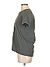 Indygena Gray Green Short Sleeve Blouse Size M - photo 5