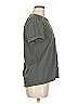 Indygena Gray Green Short Sleeve Blouse Size M - photo 4