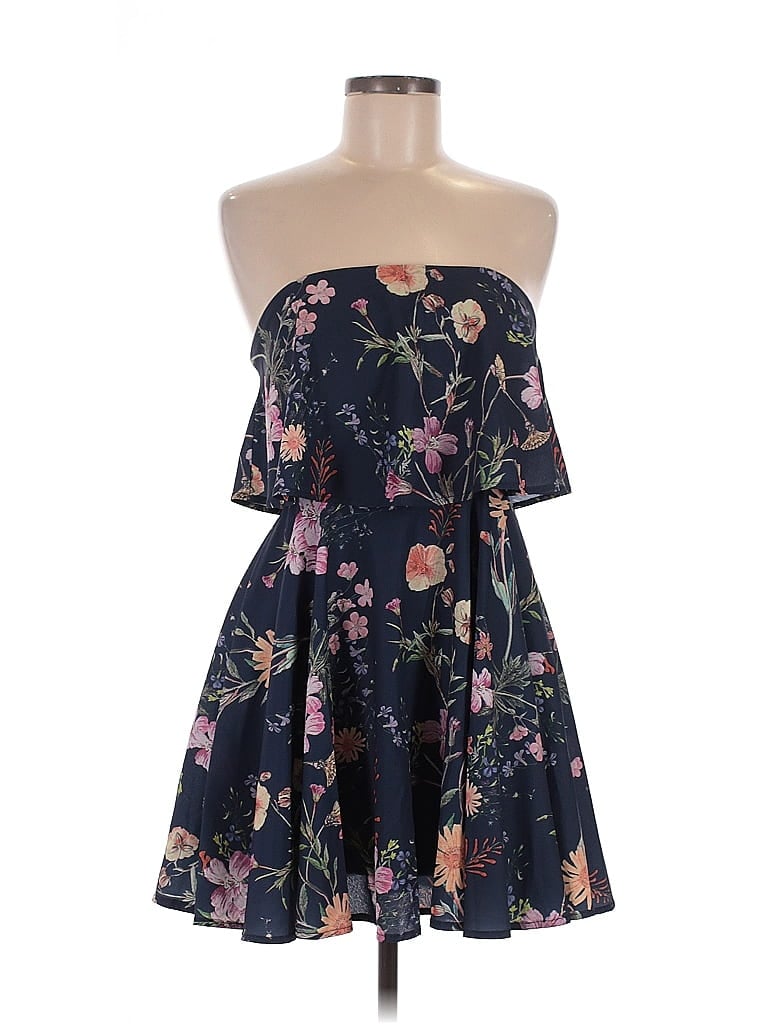 Pre-owned Selfie Leslie Cocktail Dress In Blue