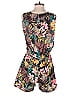 Speed Control 100% Polyester Tropical Black Romper Size S - photo 2