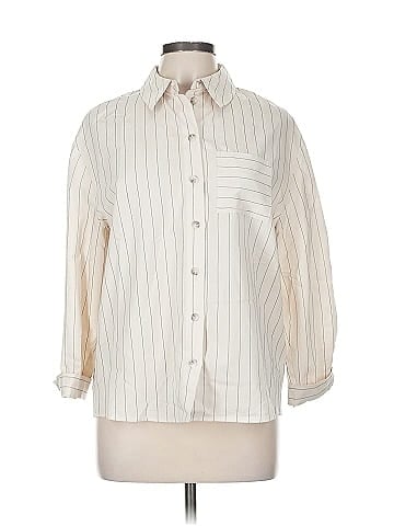 BA&SH 3/4 Sleeve Button-Down Shirt (view 1)