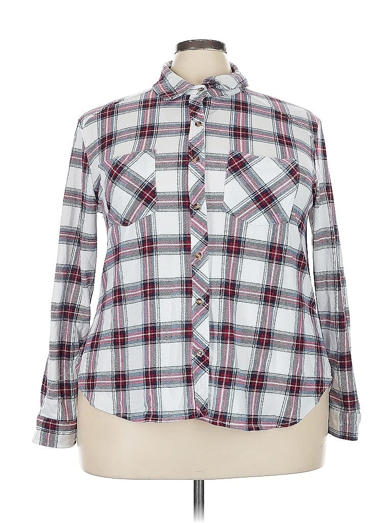 PASSPORT Pre-owned Long Sleeve Blouse In White