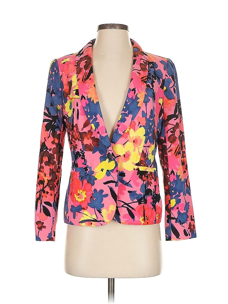 Pre-owned Ann Taylor Loft Blazer Jacket In Pink