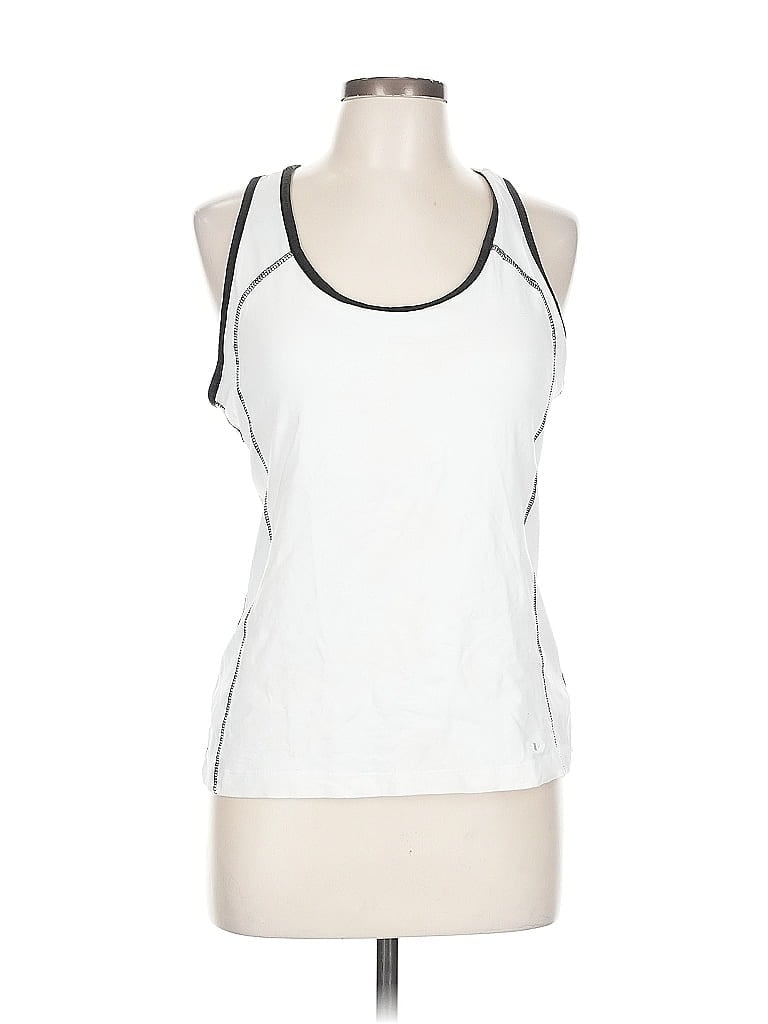 Pre-owned Athletic Works Active Tank Top In White