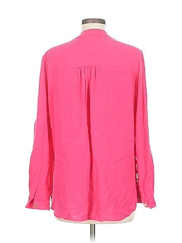 Diane von Furstenberg Long Sleeve Silk Top (view 2)