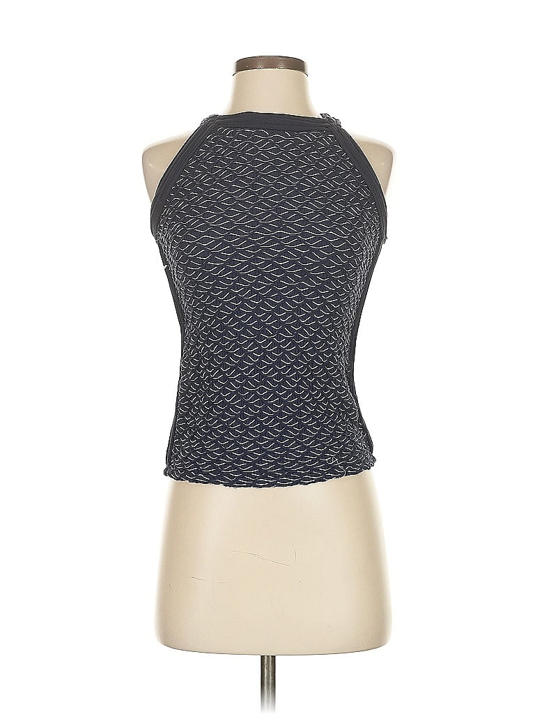Pre-owned Sophie Max Sleeveless Blouse In Gray