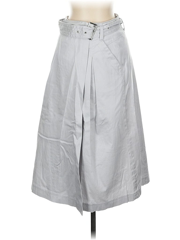 Pre-owned White House Black Market Formal Skirt In Silver