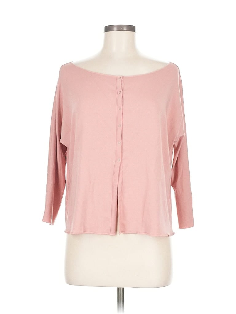 Pre-owned Nike Cardigan Sweater In Pink