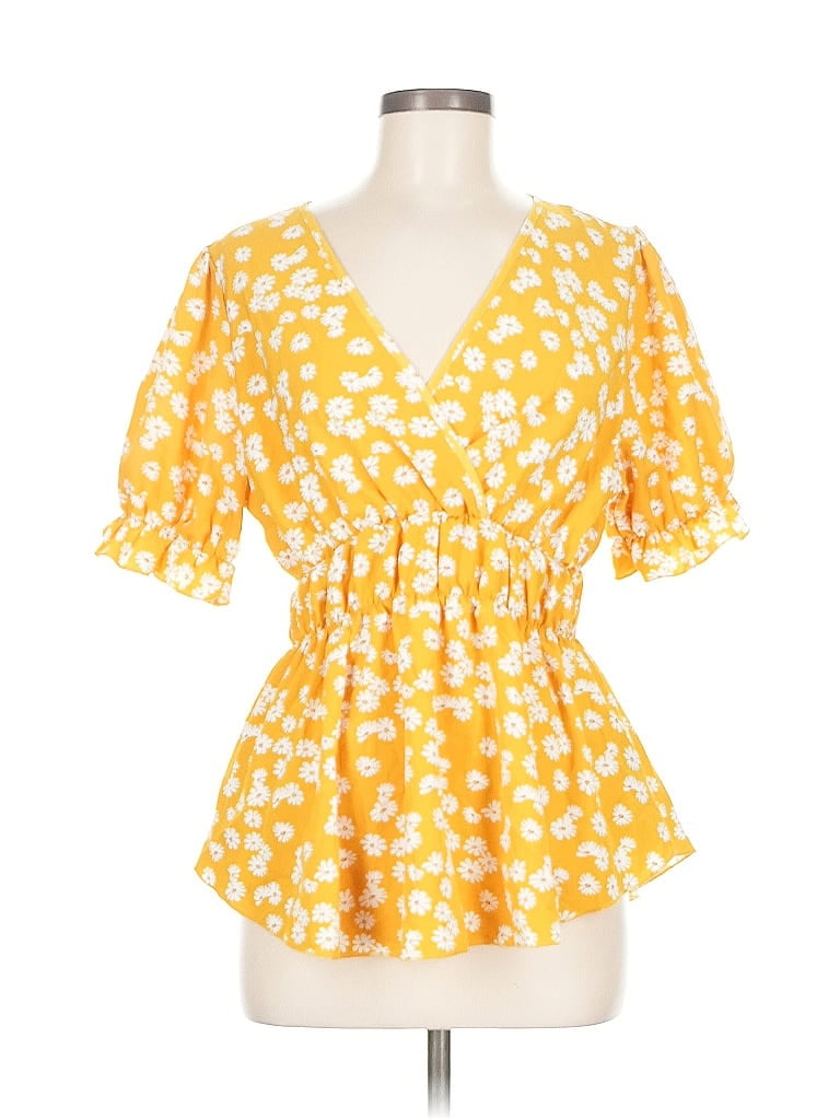 Pre-owned Shein Casual Dress In Yellow