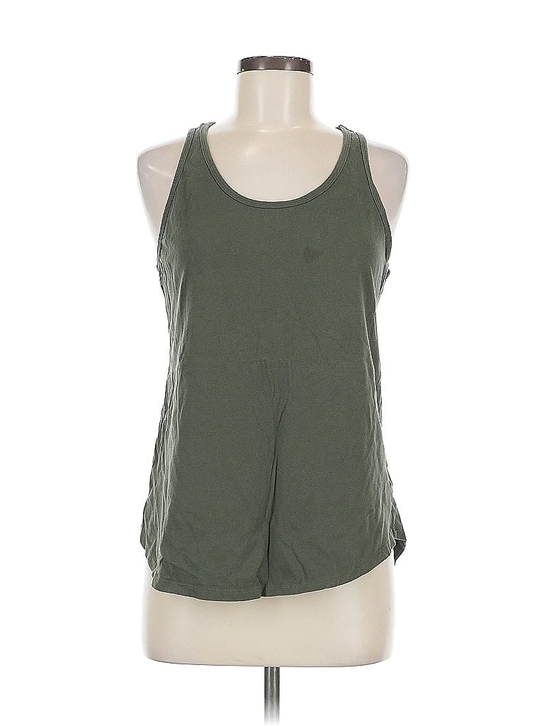 Pre-owned Universal Thread Tank Top Green Halter Neckline Tops