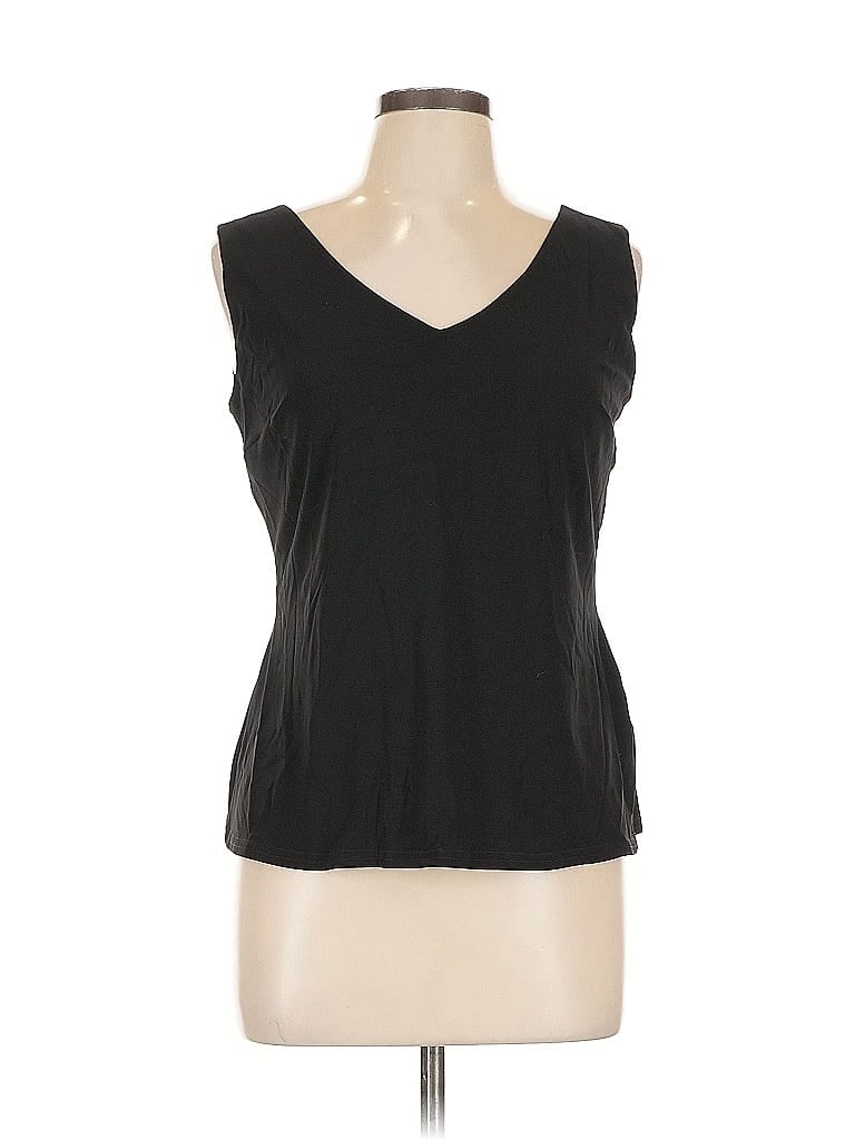 Pre-owned Joseph Ribkoff Sleeveless T-shirt In Black