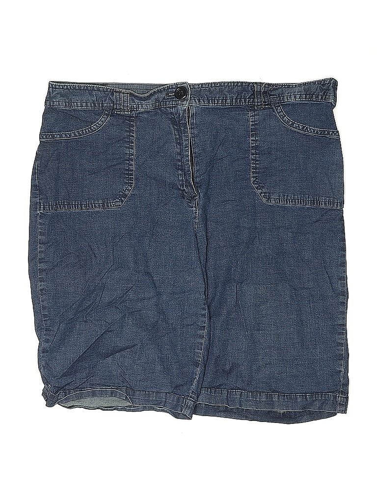 Pre-owned Laura Scott Denim Shorts In Blue