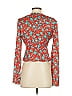 Karen White Red Long Sleeve Blouse Size S - photo 2