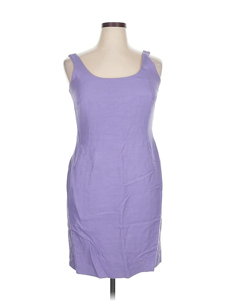 Pre-owned Tahari Casual Dress In Purple