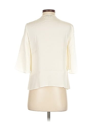 J.Crew 365 3/4 Sleeve Silk Top (view 2)