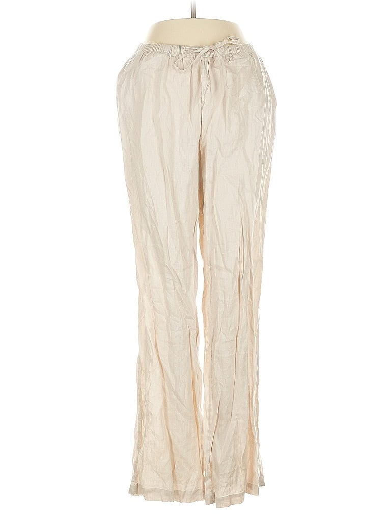 Pre-owned H&m Casual Pants In White