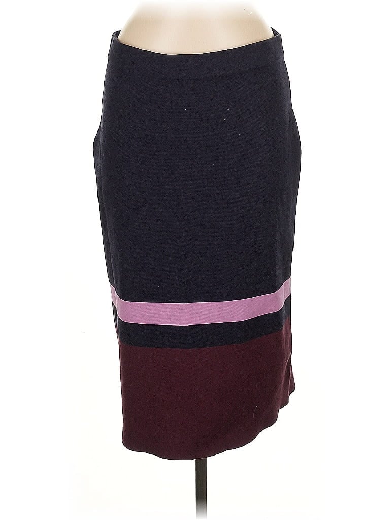 Pre-owned Ann Taylor Casual Skirt In Burgundy