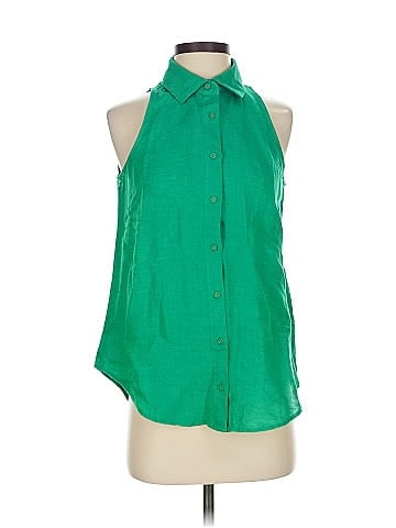 Boston Proper Sleeveless Button-Down Shirt (view 1)