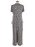 Hobbs London Polka Dots Gray Blue Jumpsuit Size 10 - photo 2