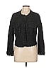 SIBLING 100% Lambswool Black Wool Cardigan Size L - photo 1