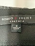 Romeo & Juliet Couture Black Overalls Size S - photo 3