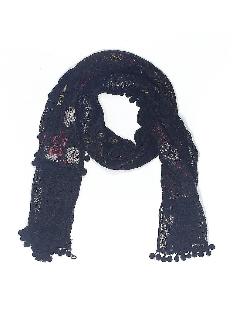 Pre-owned Unbranded Scarf In Black