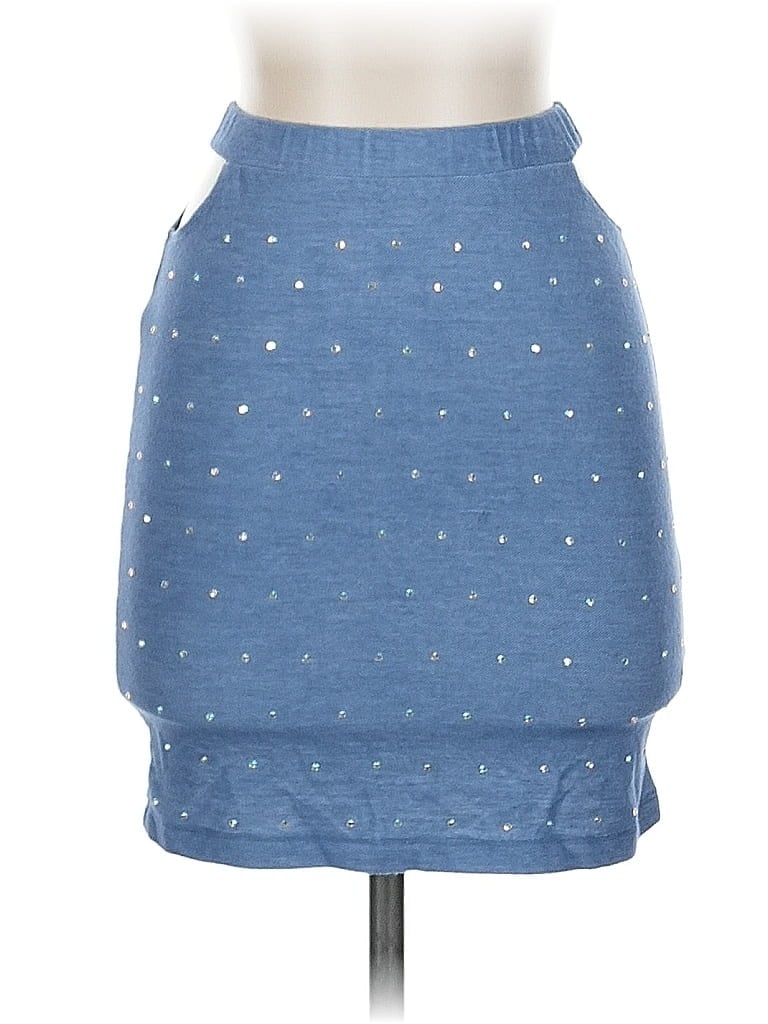Click to view more detailed imagery on our partner's website Pre-owned Motel Denim Skirt In Blue