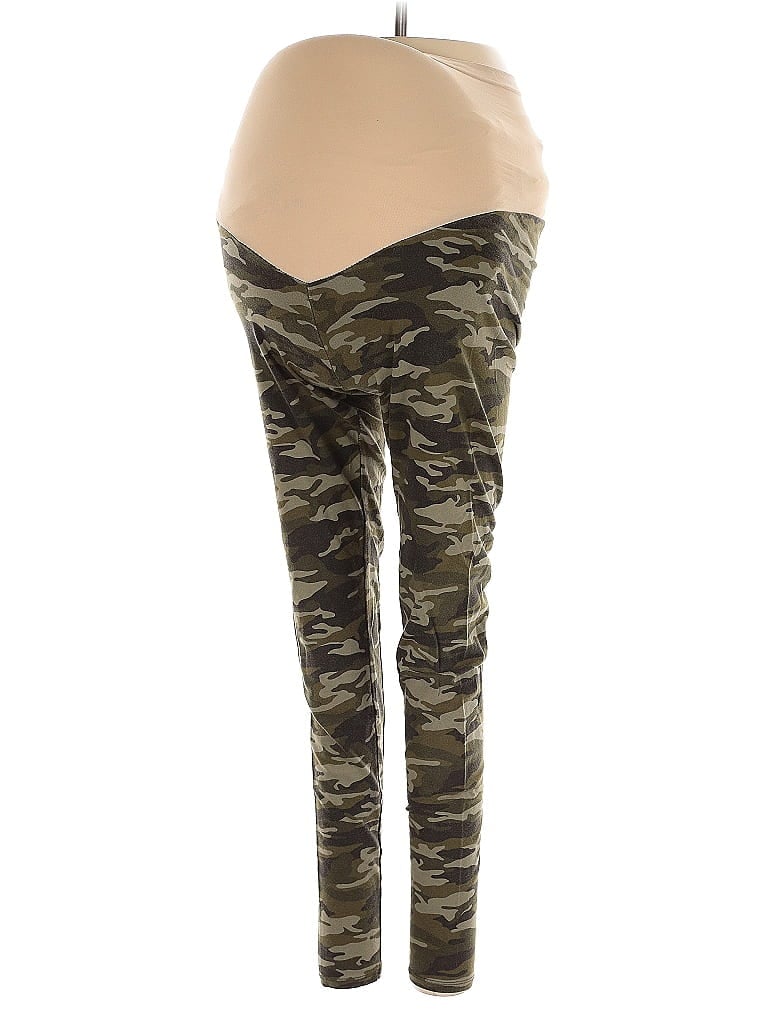 Pre-owned Motherhood Leggings In Green
