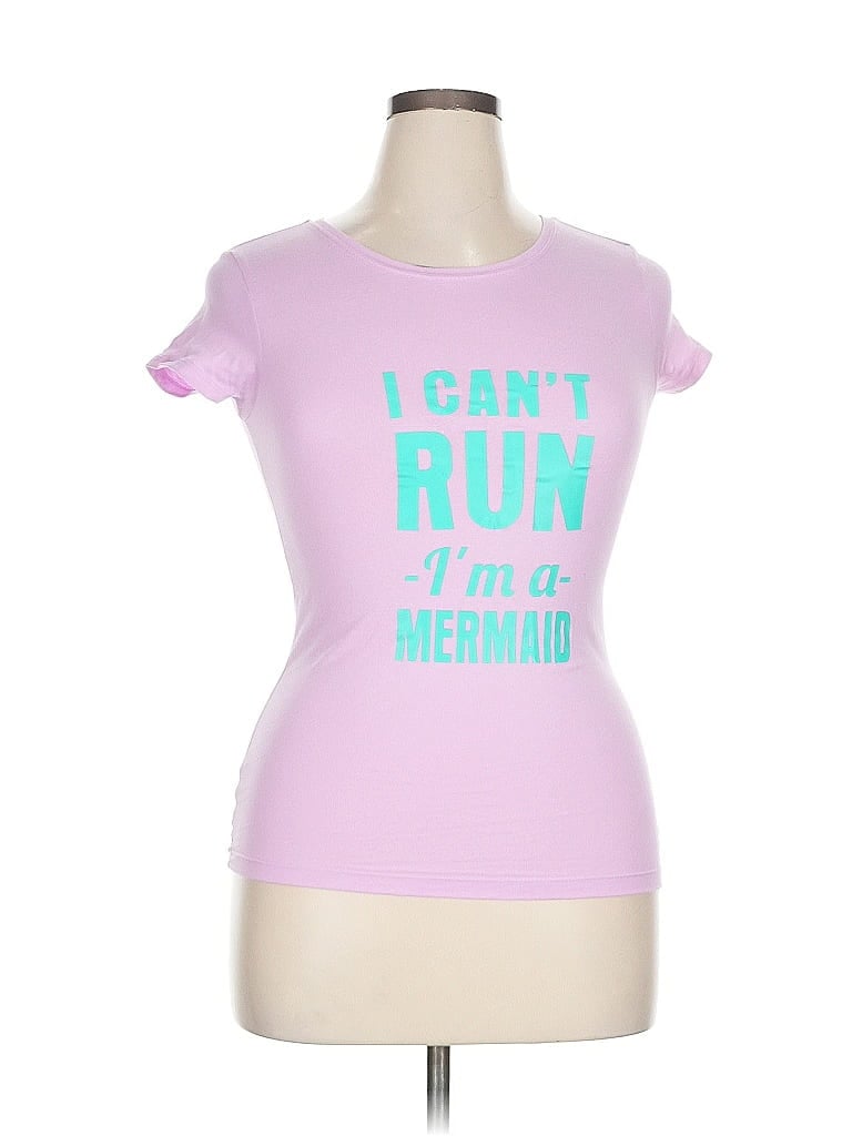 NEXT LEVEL APPAREL Pre-owned Short Sleeve T-shirt In Pink