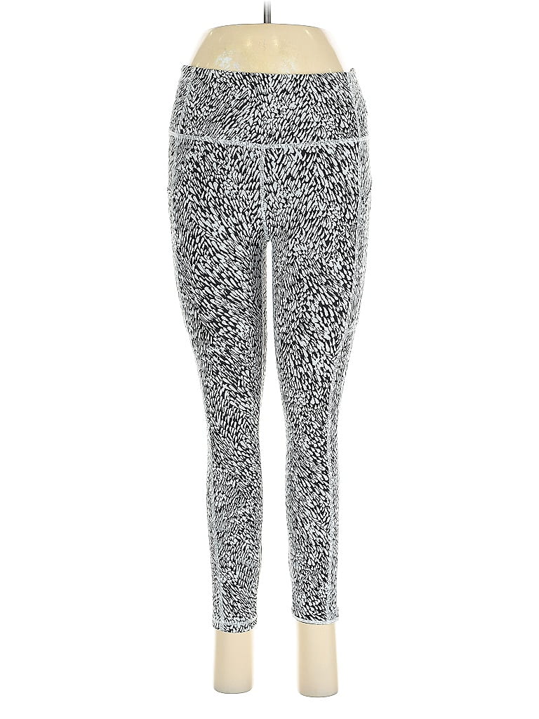 Pre-owned Athleta Active Pants In Silver