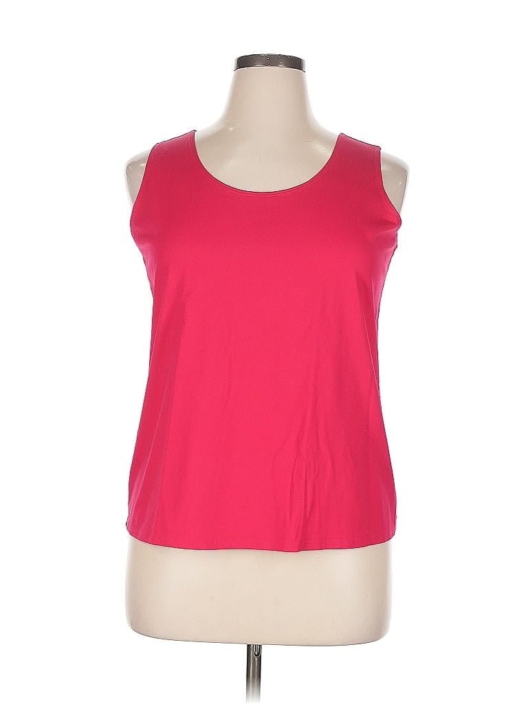 Click to view more detailed imagery on our partner's website Pre-owned Chico's Sleeveless T-shirt In Pink